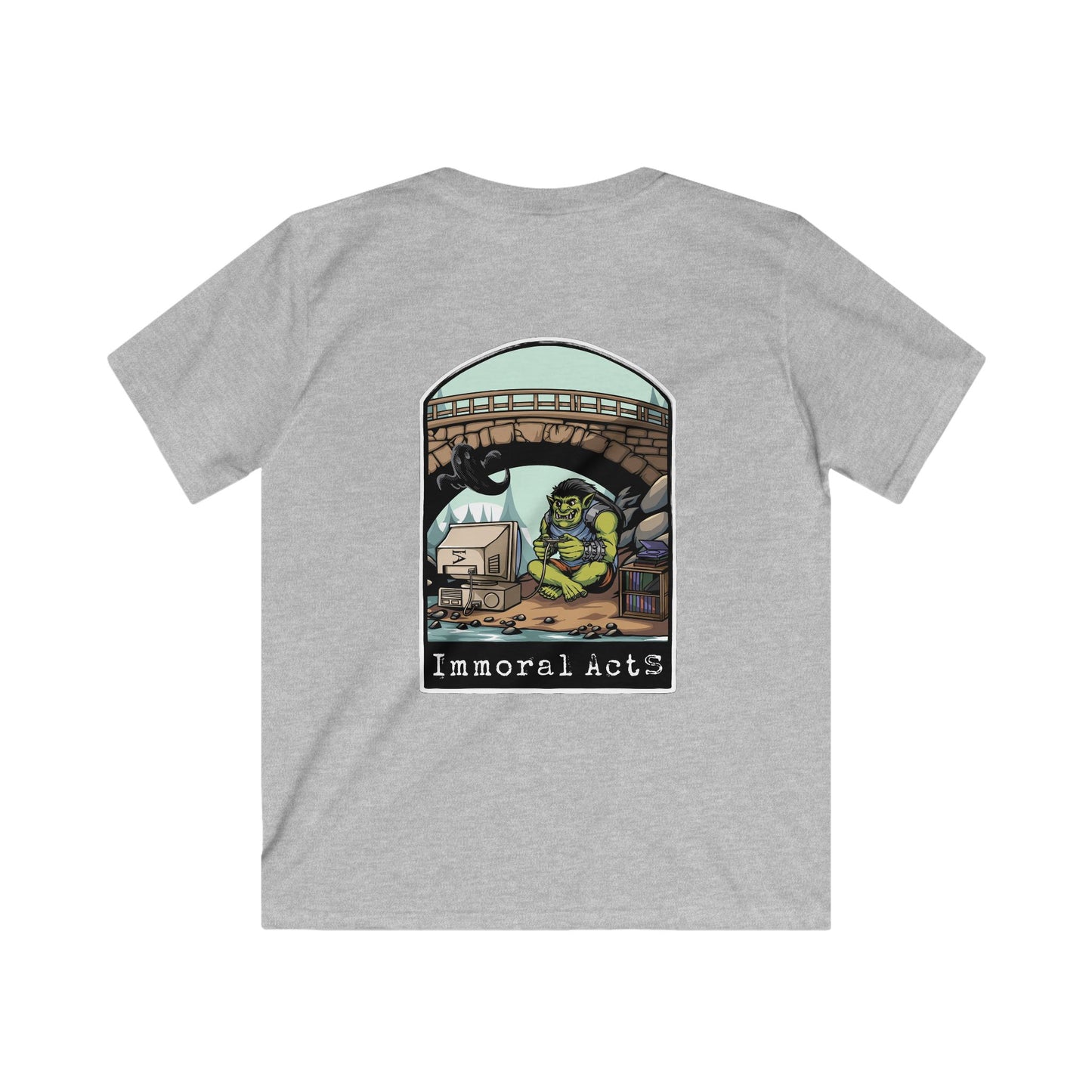 Immoral Acts Kids Softstyle Tee