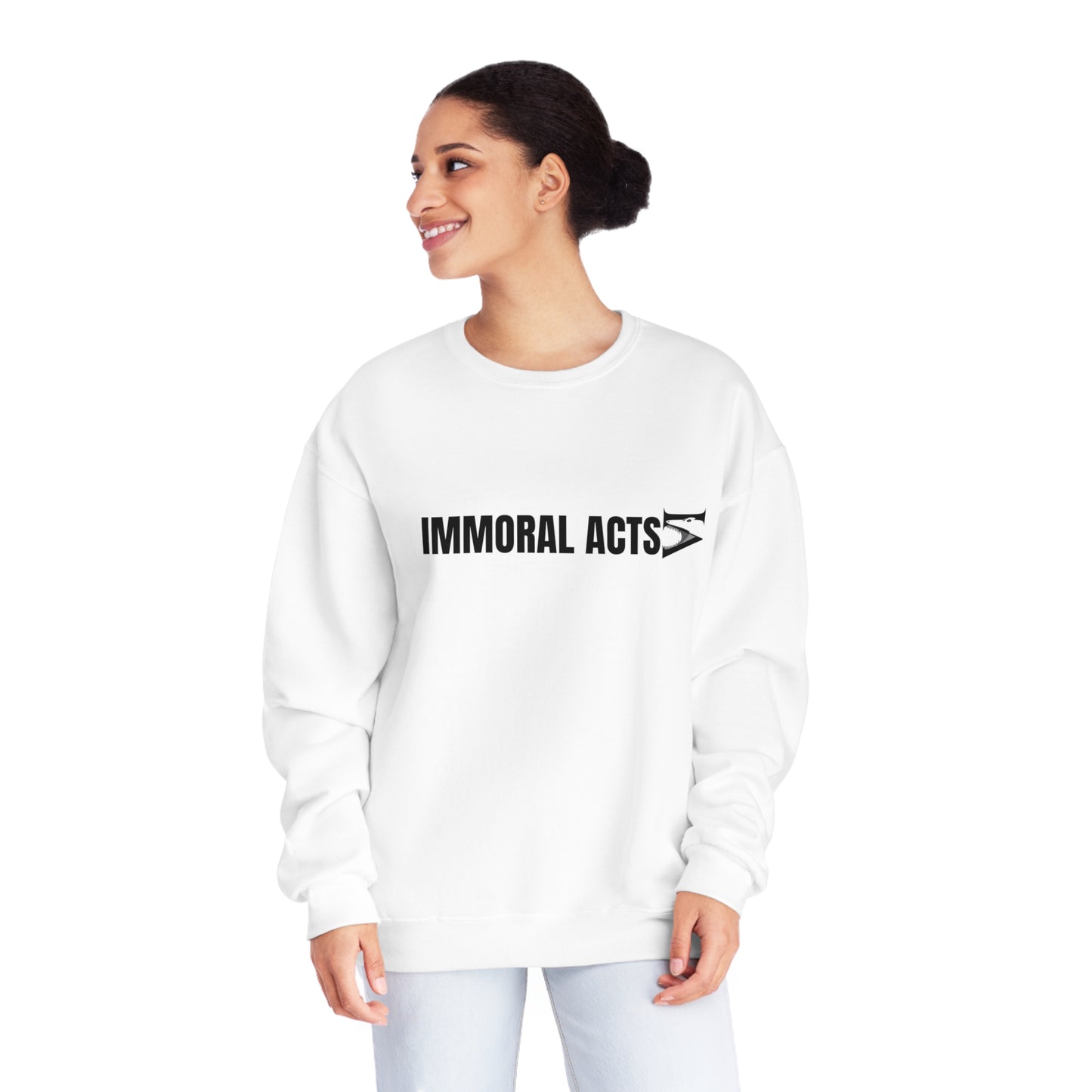 Immoral Acts Unisex NuBlend® Crewneck Sweatshirt