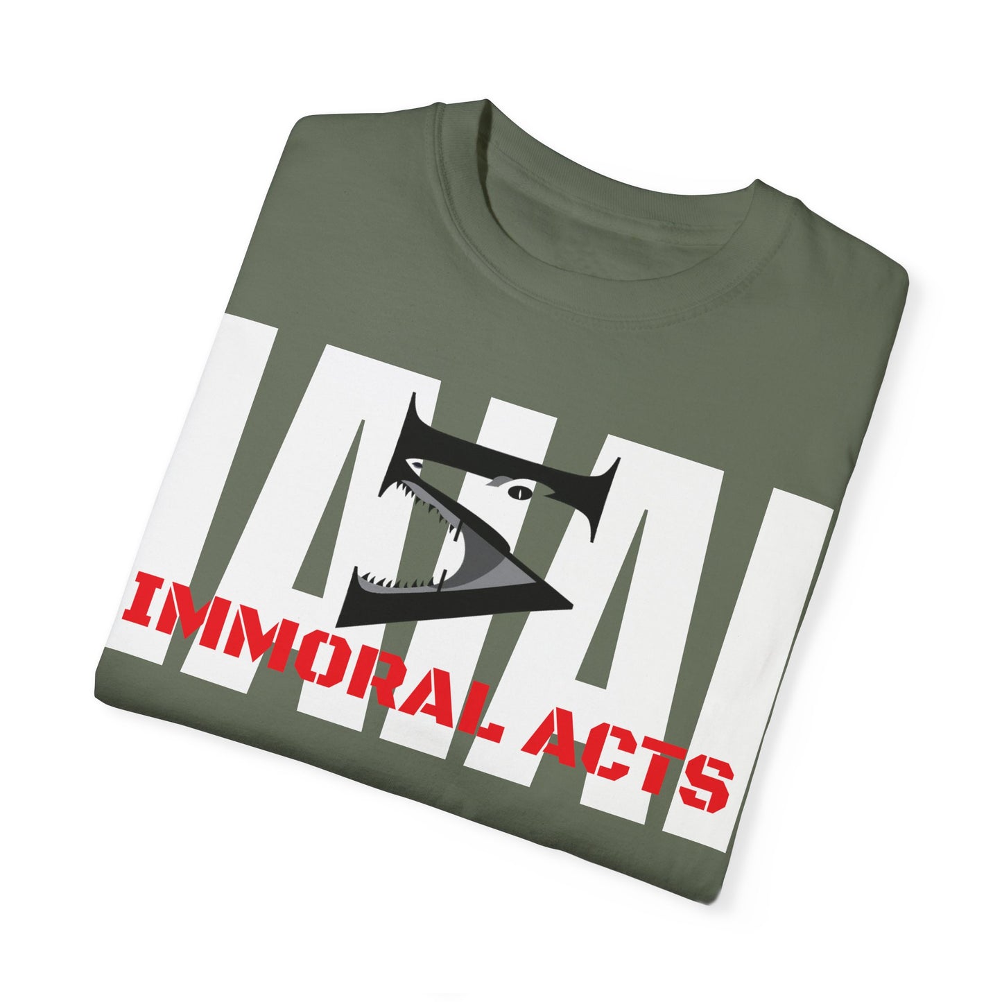 Immoral Acts Unisex Garment-Dyed T-shirt