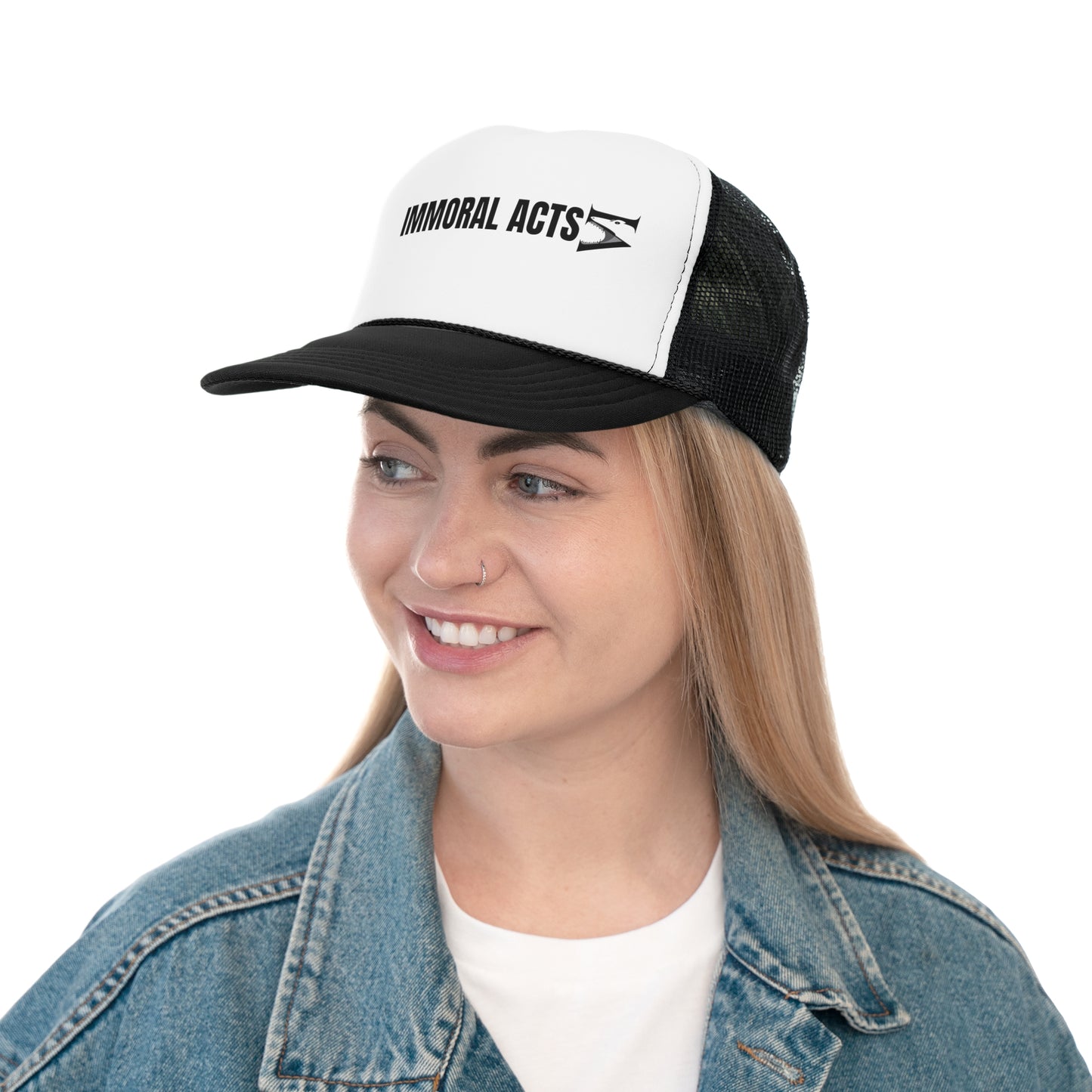 Immoral Acts Trucker Caps