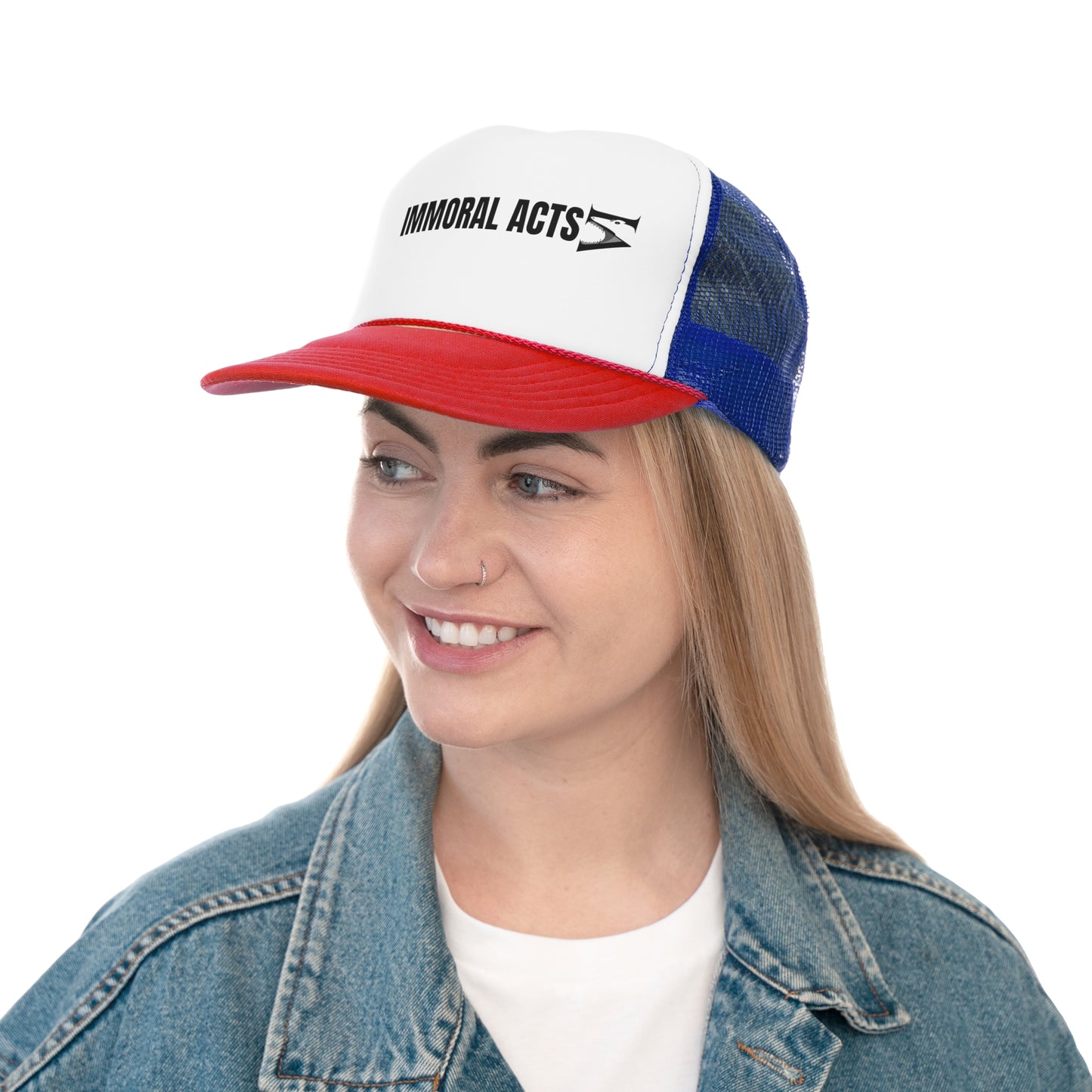 Immoral Acts Trucker Caps