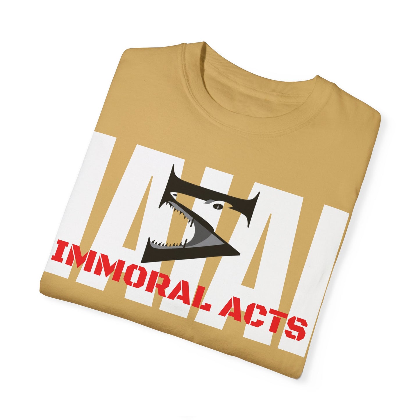 Immoral Acts Unisex Garment-Dyed T-shirt