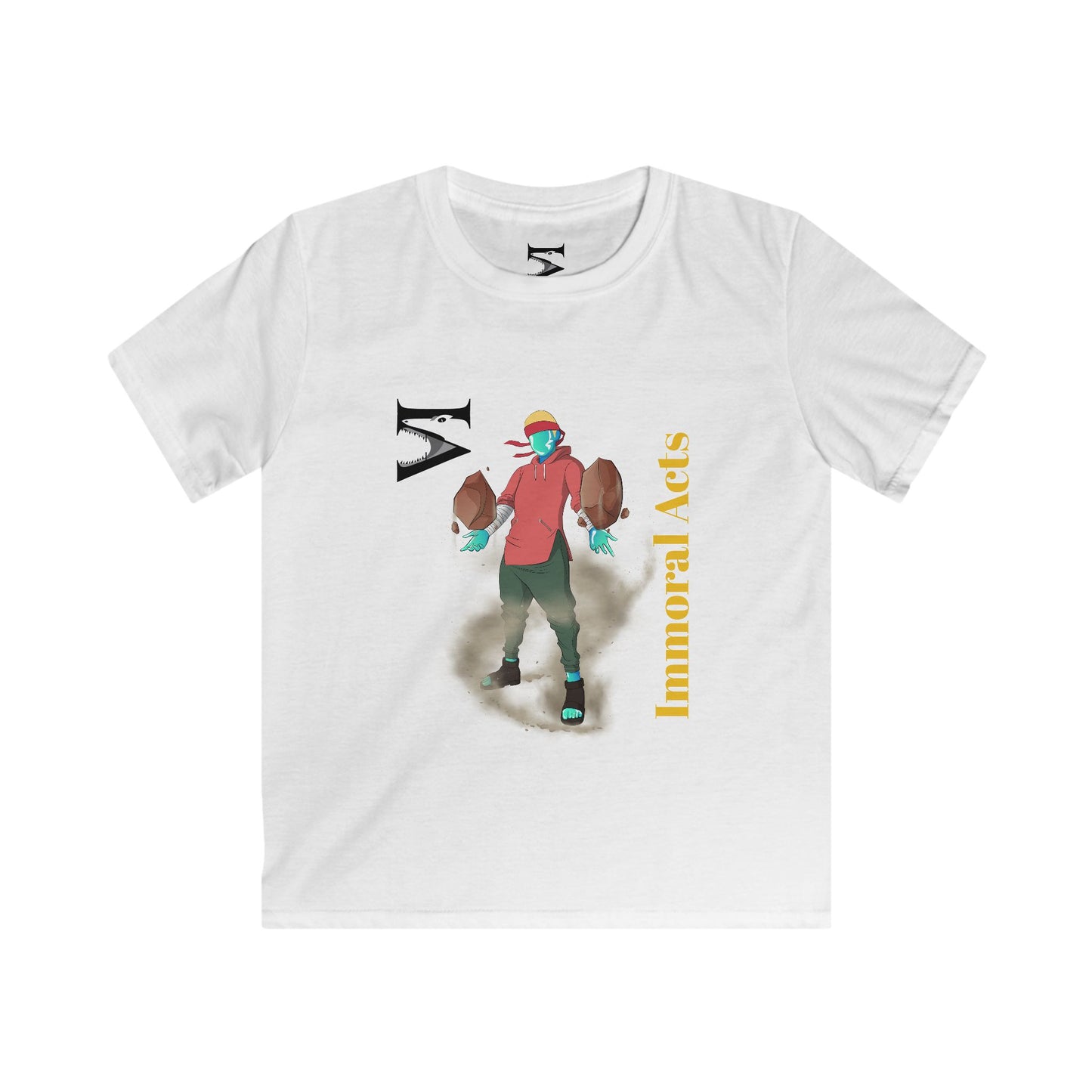 Immoral Acts Kids Softstyle Tee