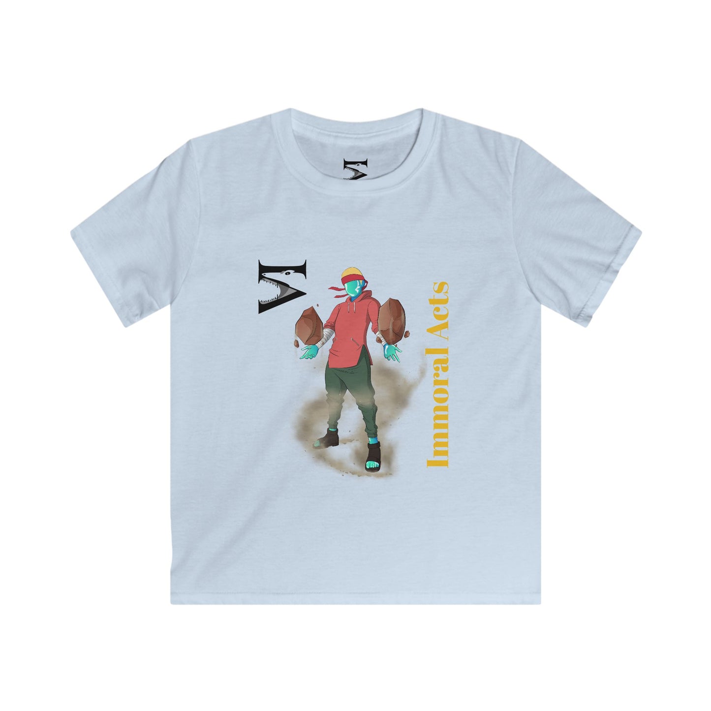 Immoral Acts Kids Softstyle Tee