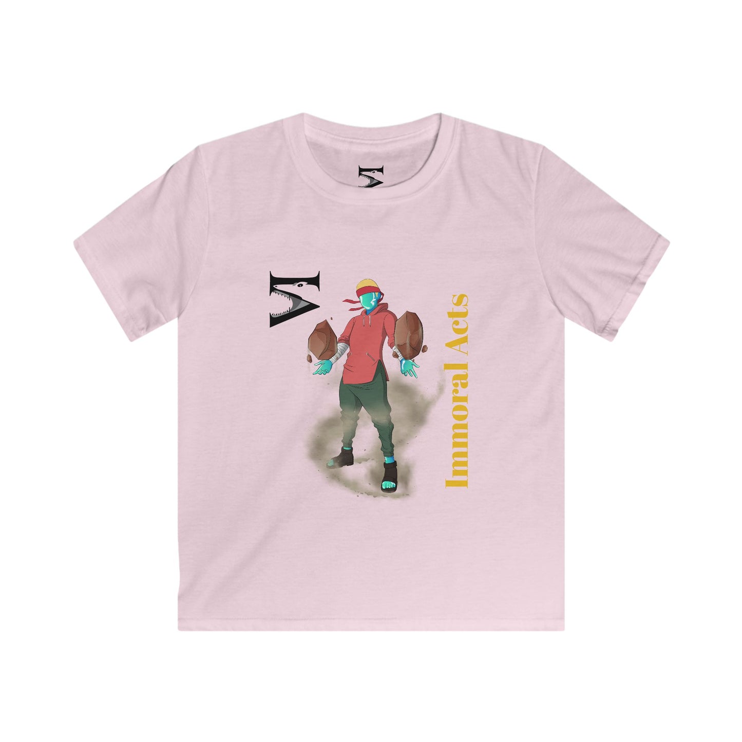 Immoral Acts Kids Softstyle Tee