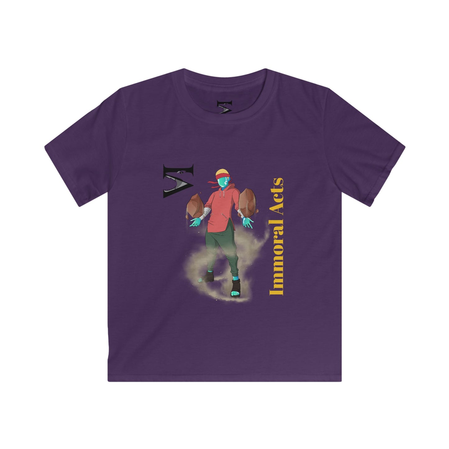 Immoral Acts Kids Softstyle Tee