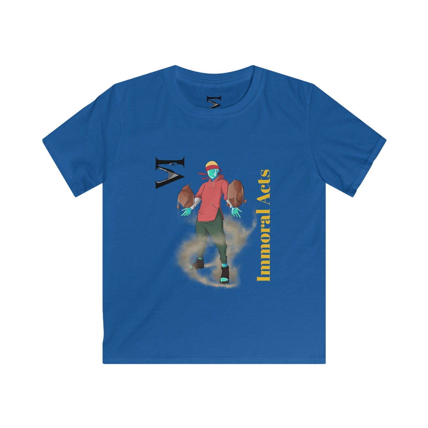 Immoral Acts Kids Softstyle Tee