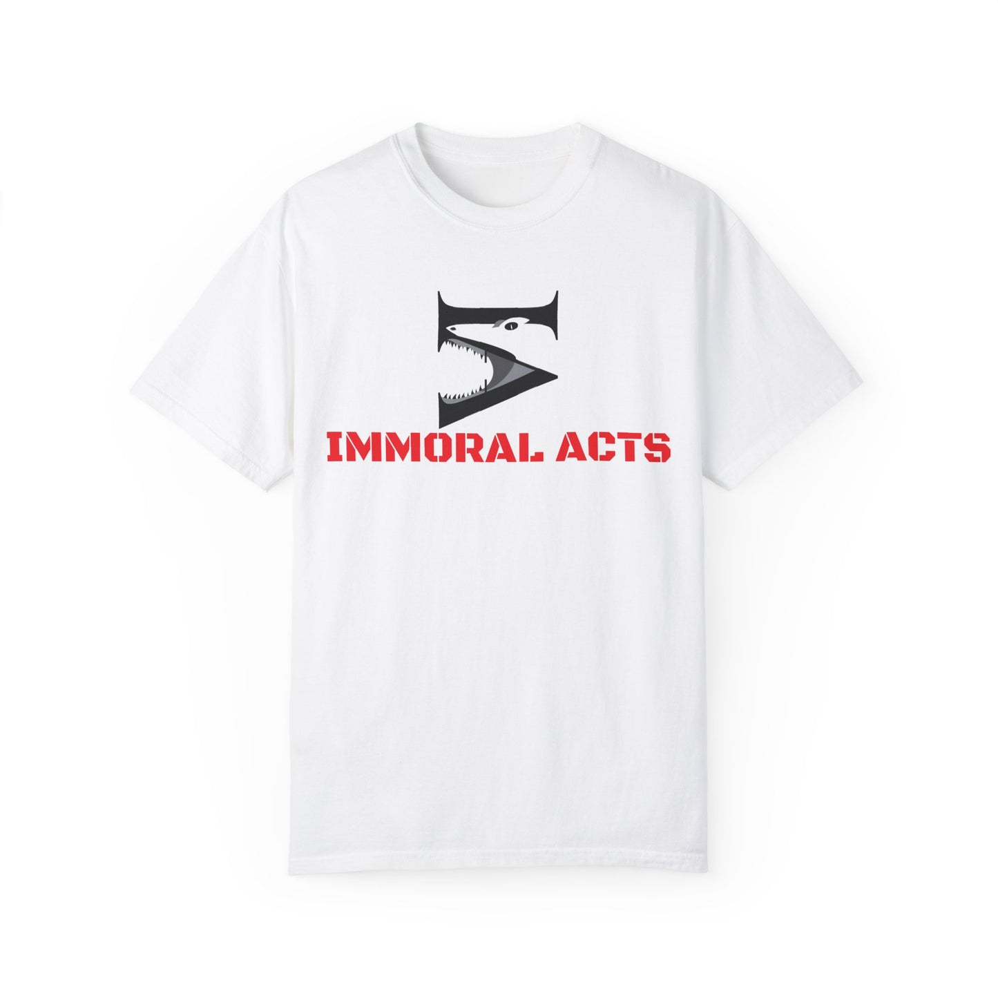 Immoral Acts Unisex Garment-Dyed T-shirt