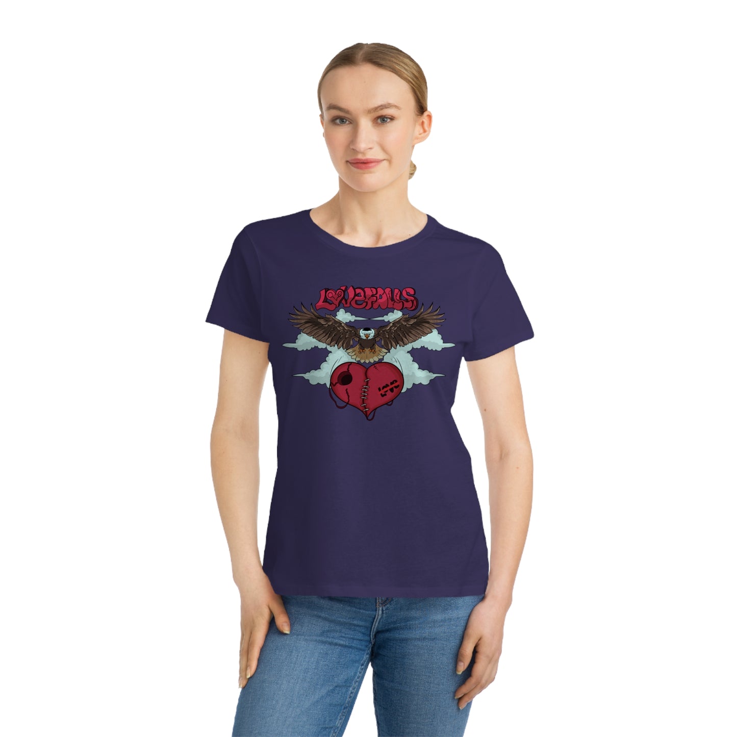 Immoral Acts Love Falls Organic Women's Classic T-Shirt