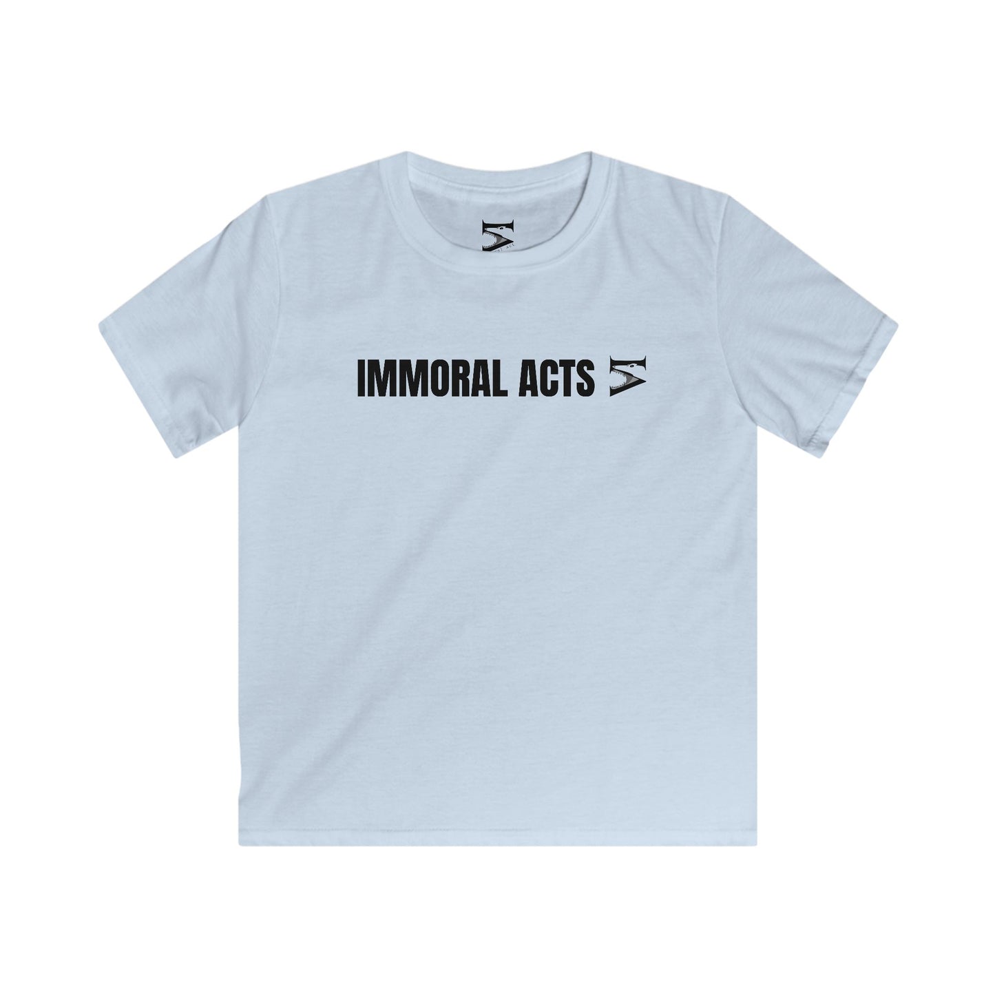 Immoral Acts Kids Softstyle Tee