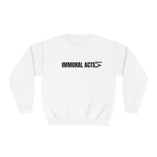 Immoral Acts Unisex NuBlend® Crewneck Sweatshirt