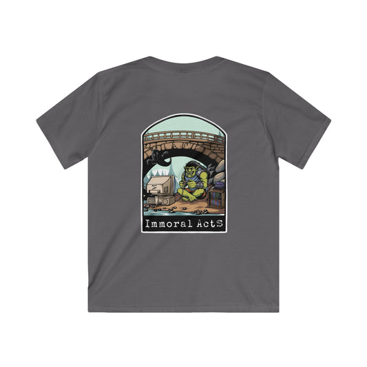 Immoral Acts Kids Softstyle Tee