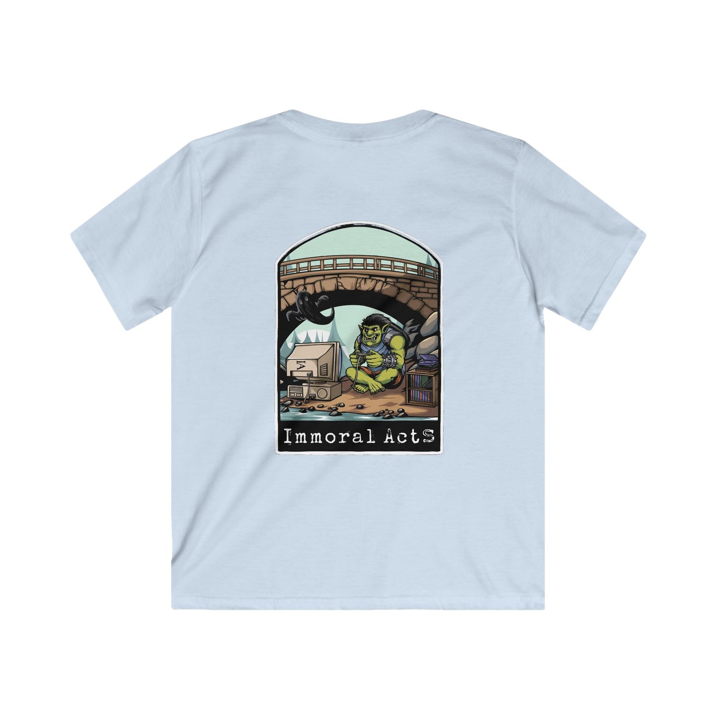 Immoral Acts Kids Softstyle Tee