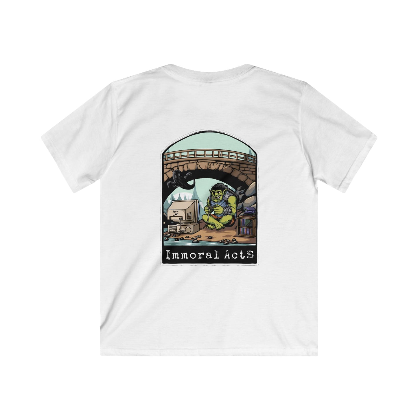 Immoral Acts Kids Softstyle Tee