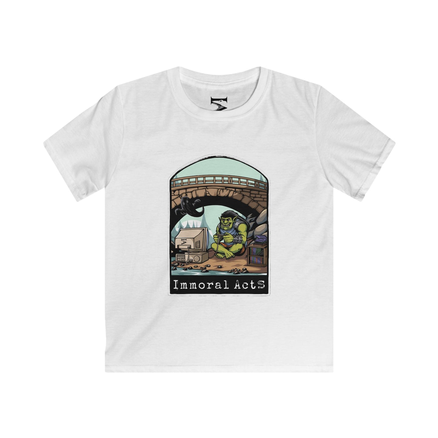 Immoral Acts Kids Softstyle Tee