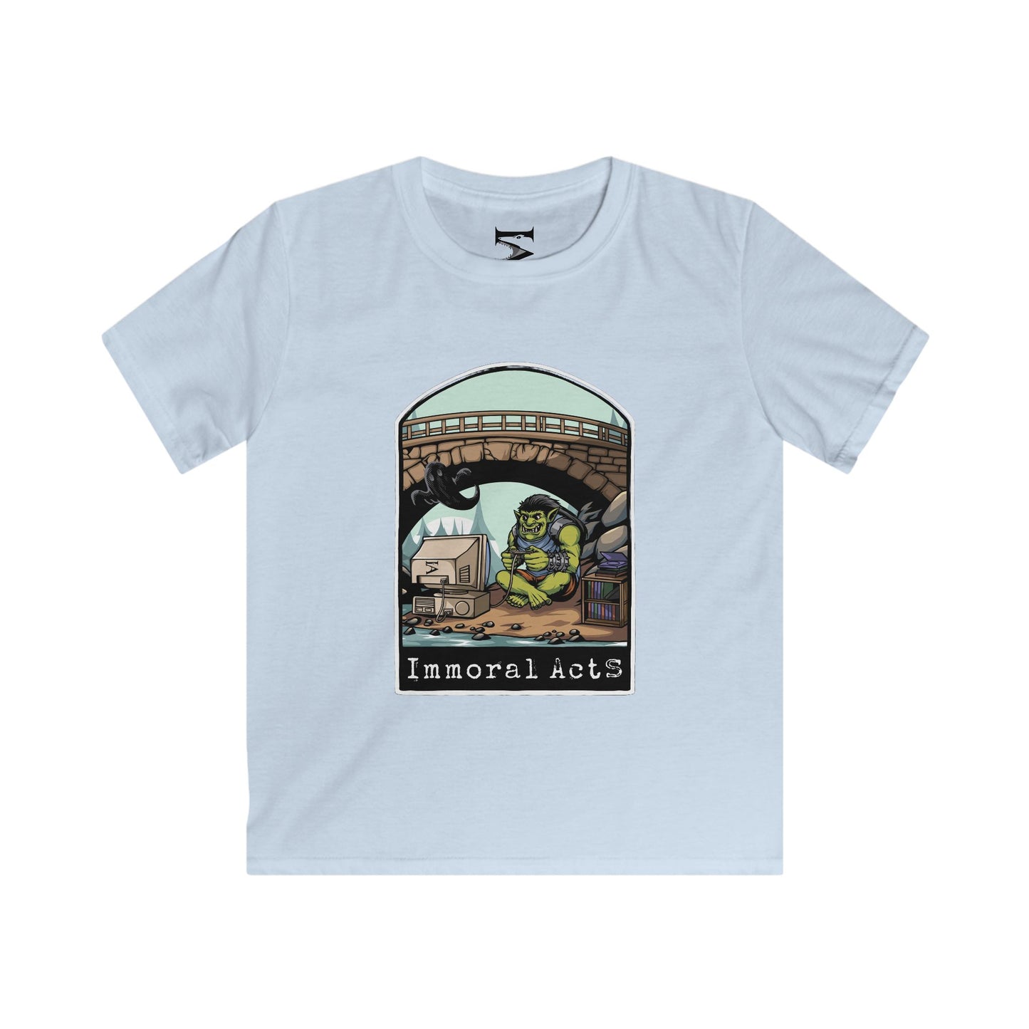 Immoral Acts Kids Softstyle Tee